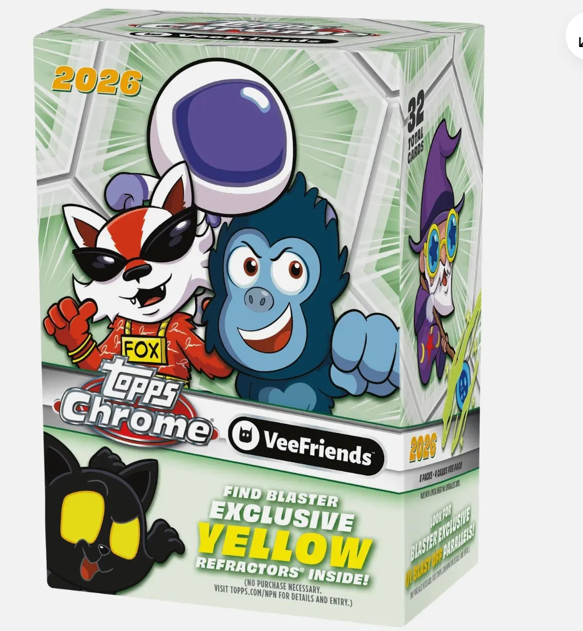 2026 TOPPS CHROME VEEFRIENDS VALUE BLASTER BOX