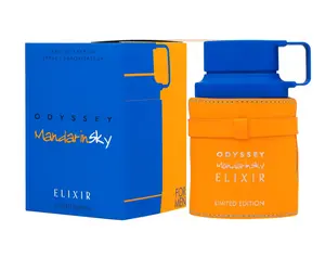 ARMAF Odyssey Mandarin Sky Elixir EDP 80ml for Men NIB Sealed Limited Edition Fragrance with Mandarin Notes and Elegant Packaging