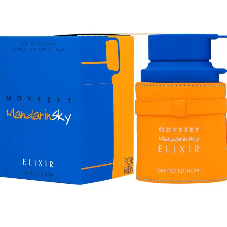 Armaf Odyssey Mandarin Sky Elixir EDP - 60ml Limited Special Edition Men's Cologne, Concentrated Perfume, Zesty Masculine Aromatic Fruity Fragrance, NIB Sealed, Mandarin Notes, Elegant Packaging, Collectible, EDP Scents, Men's Colognes