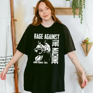 Bernie Sanders Unisex Shirt, Rage Against The Machine Shirt, Retro 90s Vintage Shirt, 1963 Arrest Photo Tee, Resistance Tee, Anti Trump Shirt