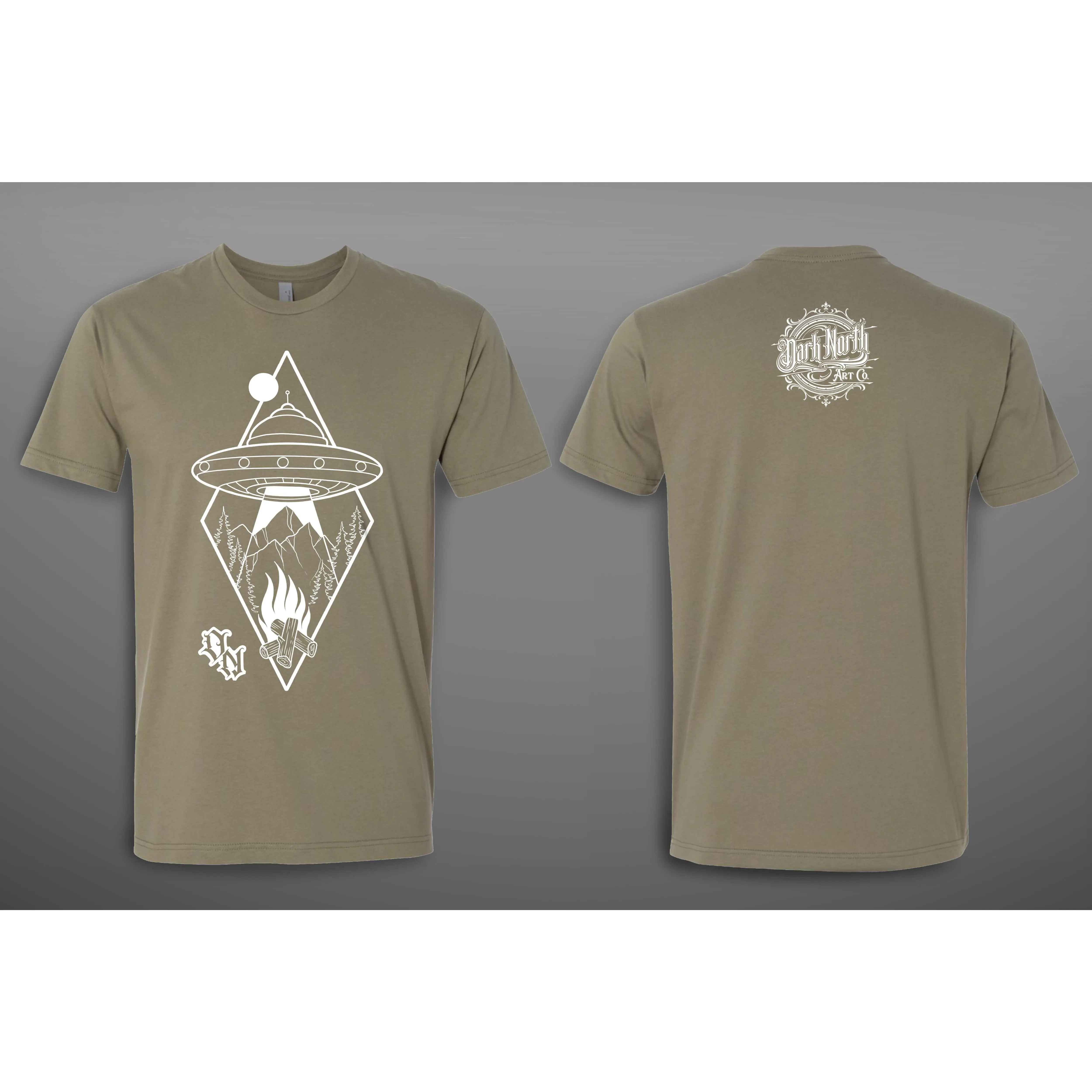 AK UFO T-Shirt Light Olive