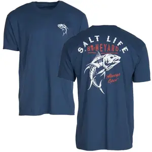 Salt Life x Boneyard: Always Open Fishing Graphic Tee,Fishing Shirt,Hunting Shirt