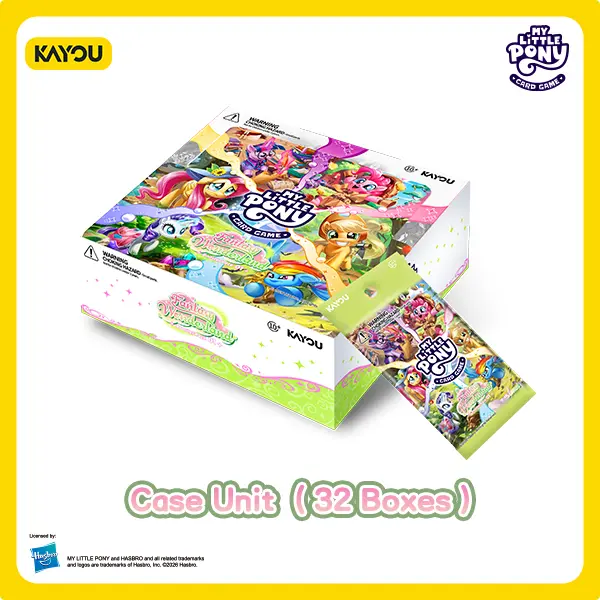 One Sealed Case-My Little Pony Trading Card Game-FantasyWonderlands-001-NA-Series1(32 Boxes)