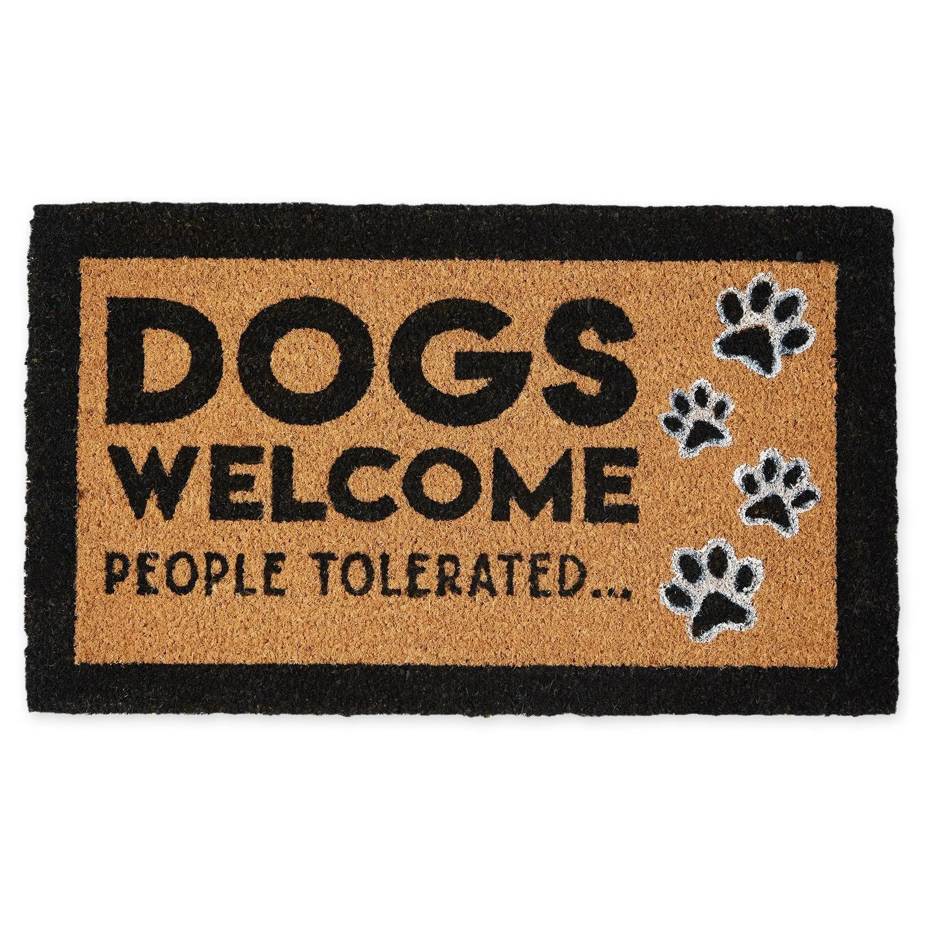 Design Imports Dog Welcome People Tolerated 17" x 29" Doormat Design Imports Dog Welcome People Tolerated 17" x 29" Doormat