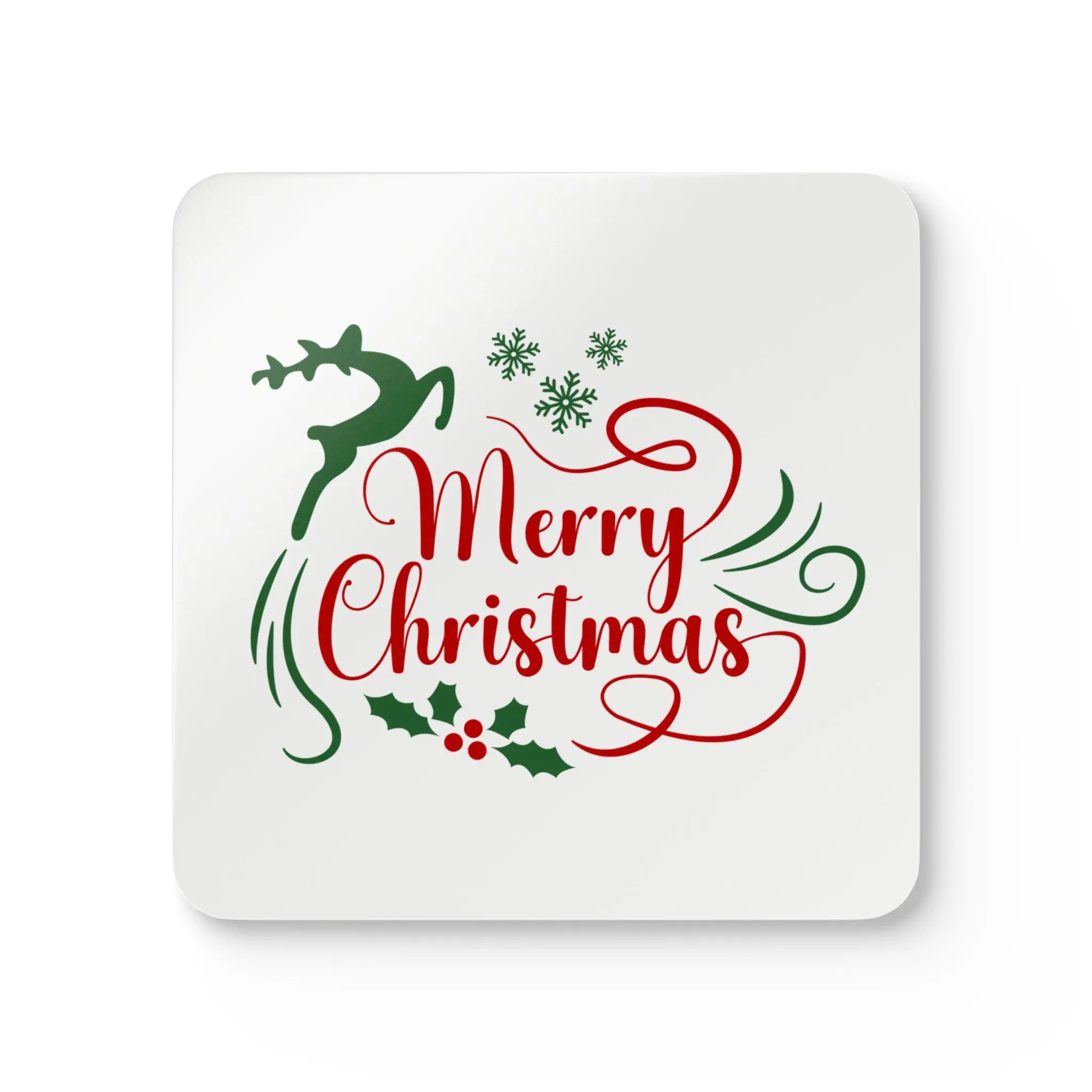 Copy of Silly Goose Holiday Coasters with Cork Bottom (Set of 4)