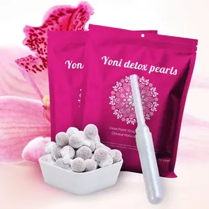 #SummerVibes;Yoni Detox Pearls (3 Pearls +1 Applicator)Organic Herbal Feminine Care Wash for Gentle Cleansing and Hydration