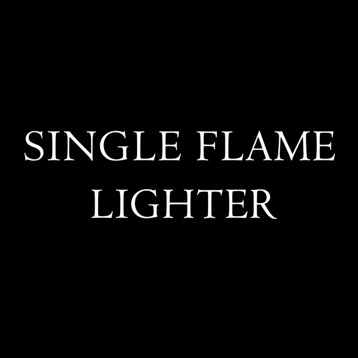Unisex Monogrammed Brass-Body Metal Single Flame Lighter, Livestream-Ready with Matching Accessories, Engravable Festive & Party Supplies Gift Option