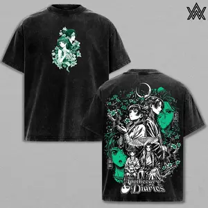 Maomao Tee Washed – The Apothecary Diaries Washed Anime Manga T-Shirt, Vintage Washed Palace Apothecary Genius Graphic Tee, Unisex Oversized Streetwear Shirt, Poison Knowledge Anime Aesthetic Tee, Gift for Apothecary Diaries Fans