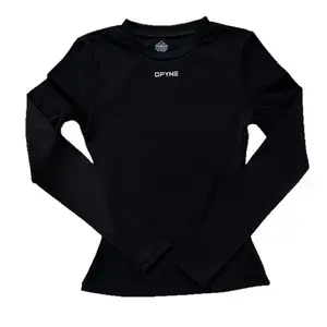 DFYNE Women's Long-Sleeved Comfortable Fitness Top is perfect for sun protection in spring and summer or for keeping warm in the morning and evening.