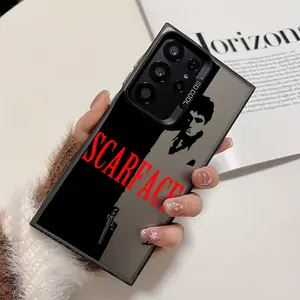 Action Movie Scarface Phone Case for Galaxy S25 S24 S23 S22 S21 S20 FE Ultra Plus 4G 26G Anti-Drop Matte Back Cover