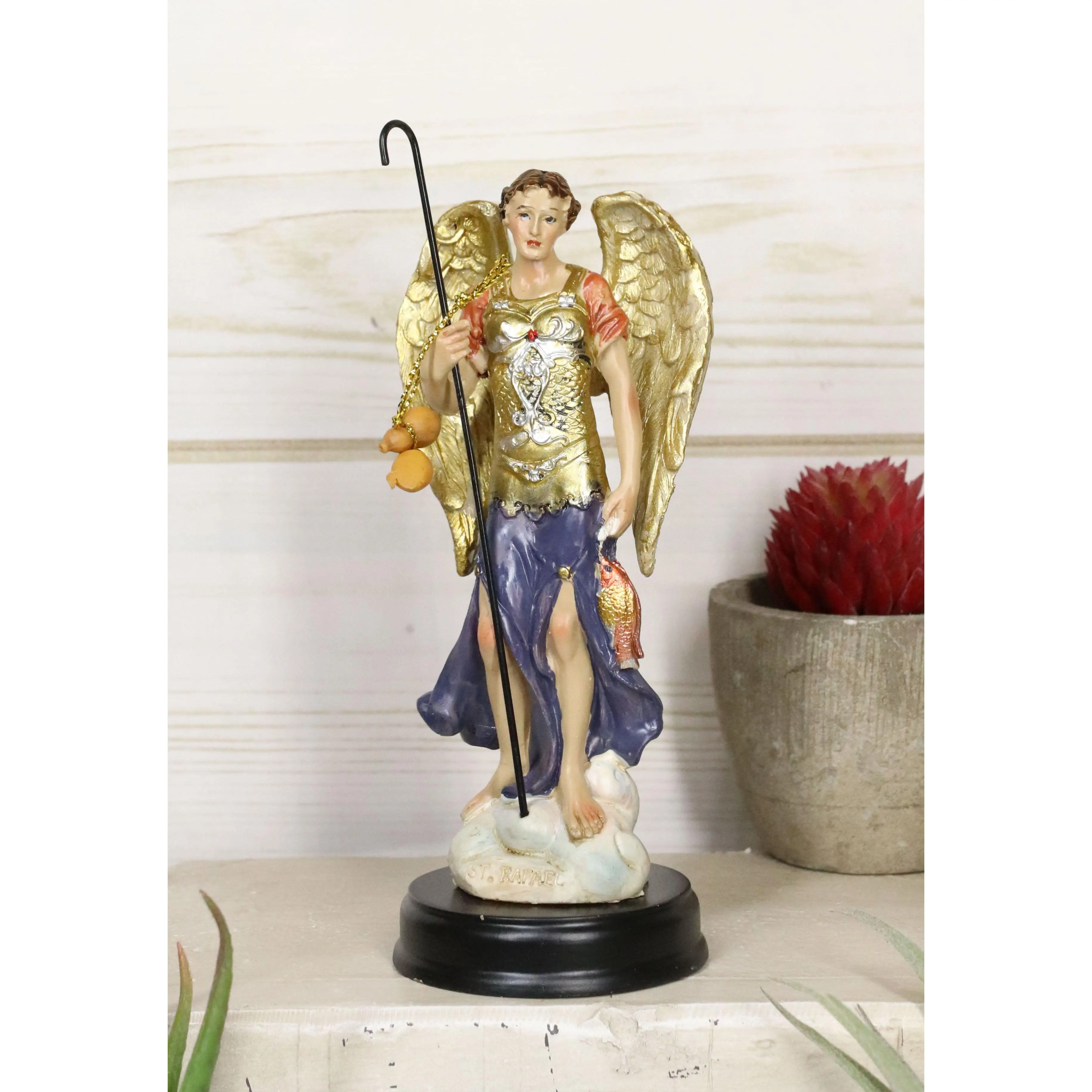 Archangel Raphael God's Healing 5" Inch Holy Religious Figurine Altar Sculpture