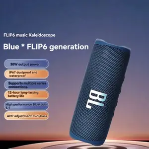 Flip 6 altavoz Bluetooth portátil, sonido potente y bajo profundo, IPX7 impermeable. Speakers