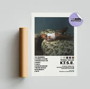 Teyana Taylor Posters / K.T.S.E Poster / Album Cover Poster Print Wall Art