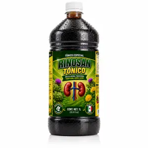 Rinosan Tónico Herbal 1 Litro (33.8 fl oz) – Traditional Herbal Blend con Axocopacle, Chaya, Cola de Caballo, Jamaica, Palo Azul & More – Mezcla Herbal Tradicional – Hecho en México