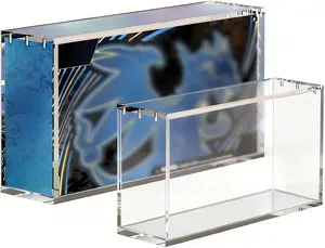 PKMN UPC Acrylic Case Protector – Compatible with Mega Charizard X ex & 151 Ultra-Premium Collection, Ultra Thick 8/5mm Clear Acrylic with Magnetic Lid