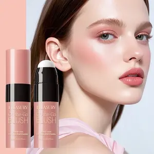 Huasurv Liquid Blush Balm, Multi-Functional, Natural Finish, Long-Lasting Color, Quick Application, Non-Caking, Hs3812