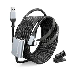 VR Link  16FT (5M), PD3.0  -Unlimited Playtime, USB 3.0 to USB-C 5Gbps, for  Quest 3/2/Pro & Pico 4, PC VR  with Clip, Steam VR & Oculus Compatible