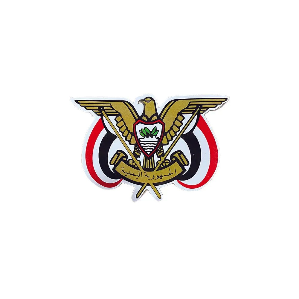 Yemen Bird Sticker Small - ستكر سيارة الطير الجمهوري صغير
