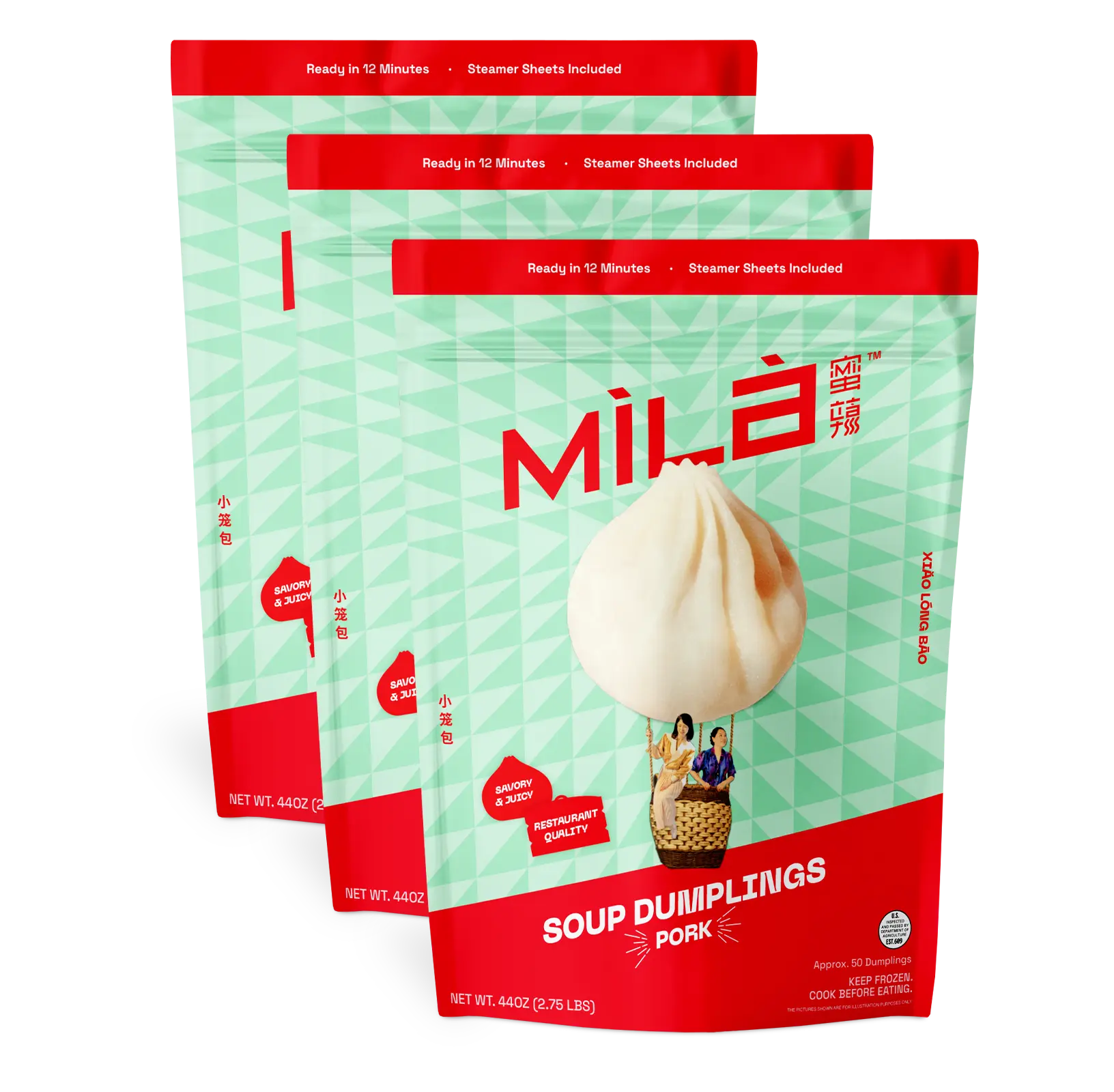 Soup Dumplings (50 PC) - 3 Pack Soup Dumplings (50 PC) - 3 Pack