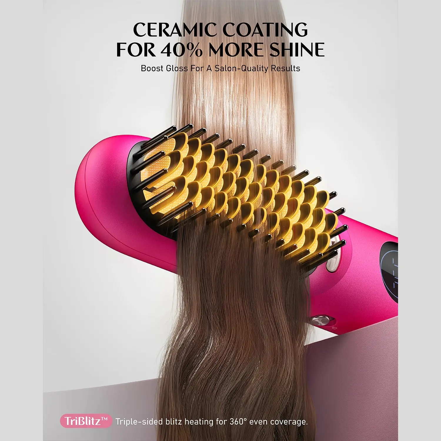 Fanttiksolo Cordless Hot Brush, Wireless Straightener for  display picture 2
