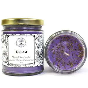 Dream Soy Candle for Prophetic Dreams Intuition, Clairvoyance and Visions