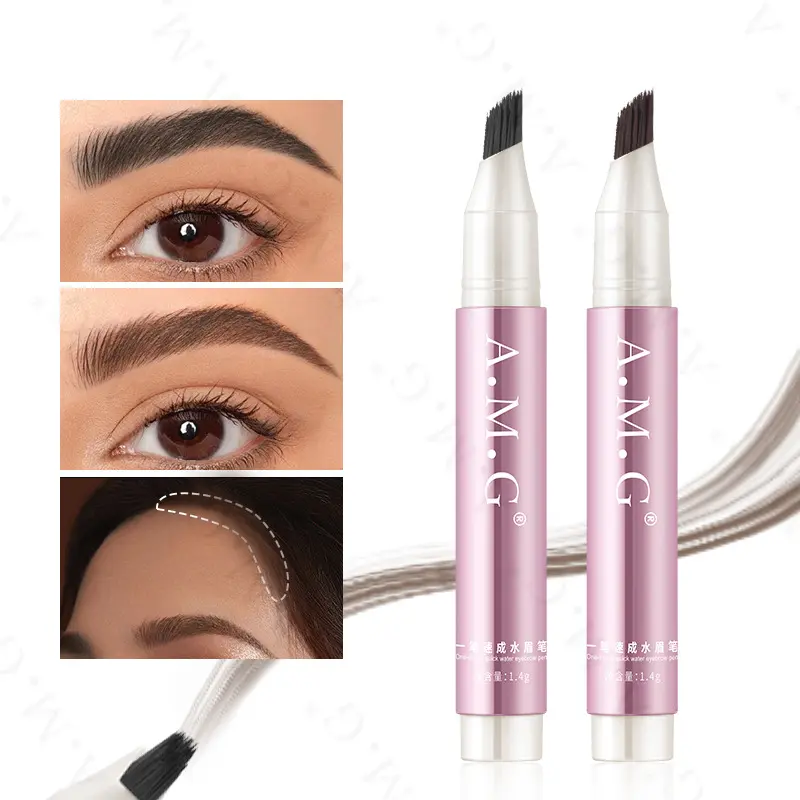 Double-color Waterproof Eyebrow Pencil, with A Long-lasting Sweat-proof Design, for Precise Application and Creating Natural To Bold Looks. An Ideal Makeup Tool, Eyebrow Makeup Products