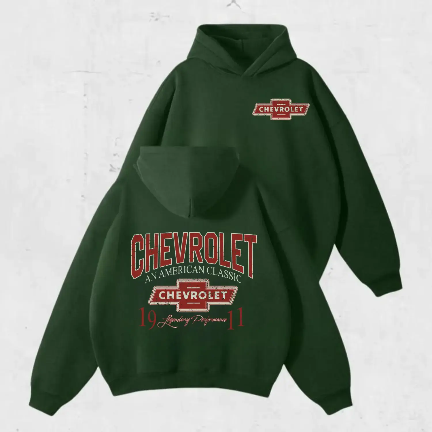 Chevrolet An American Classic Hoodie, Vintage Chevy Racing Hoodie for Men Women, Retro Garage Mechanic Hoodie, Father's Day Gift, USA Car Lovers Apparel
