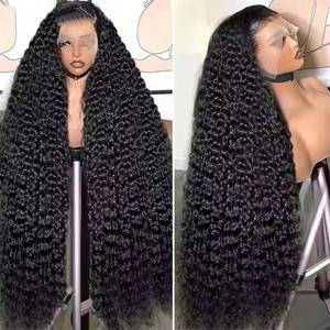 200 Density 30 36 Inch Deep Wave 13x6 HD Lace Front Human Hair Wig Loose Water Curly 13x4 Lace Frontal Wig Human Hair Wigs For Women summerwins