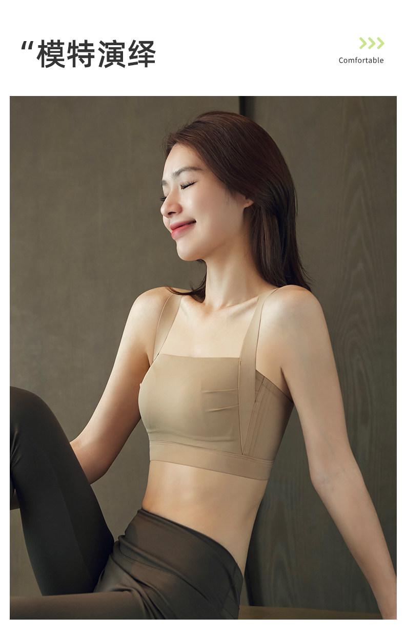 Bras for Women Supportive Wireless Push Up Bra Full Coverage No Underwire Seamless Plus Size