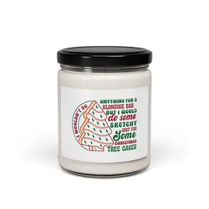 Sketchy Shenanigans: The Christmas Tree Cake Candle
