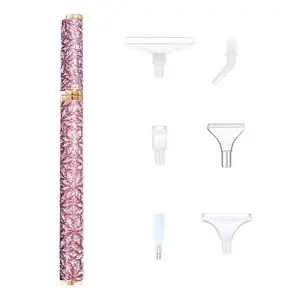 Diamond Painting Pen Set, Artist Diamond Art Tools, Storage Tray and Bag Included, Jewelry Embellishment Kit, Nail Art Dotting Brush