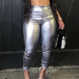 Metallic pants womenswear Bottom