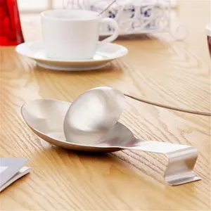 Stainless Steel Spoon Rest, Spoon Holder, Spoon Tray, Kitchen Utensil Holder, Kitchen Accessory for Hotel and Restaurant, Cutlery