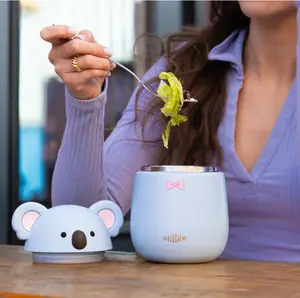 Zoofiesta Insulated Stainless Steel Food Container 20.2oz – Leakproof & Portable –Keeps Food Hot or Cold for Hours – Perfect for Kids, School, Work & Travel