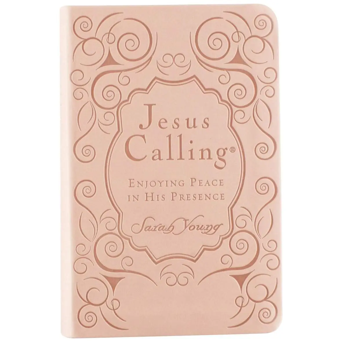 Jesus Calling, Pink Leathersoft, with Scripture References: Enjoying Peace in His Presence (a 365-Day Devotional) (Jesus Calling®) by Sarah Young [Lea