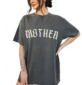 Comfort Colors T-shirt Mother Gothic tshirt, trendy alternative metal core tee, old english mother tshirt, oversized mom tee, goth mom T