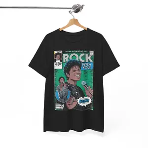 Michael Jackson Rock With You Comic T Shirt Unisex Heavy Cotton Tee
