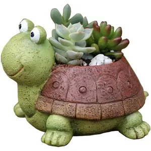 Turtle  Pot Flowerpot  Garden Pots  Succulent Pots Planter Bonsai  Holder for Home Office Desk Mini Ornament