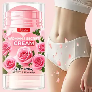 Women's Pink Rose Moisturizing Cream, 2pcs Long Lasting Hydrating Skin Care Cream, Elasticity Enhancing Cream for All Skin Types