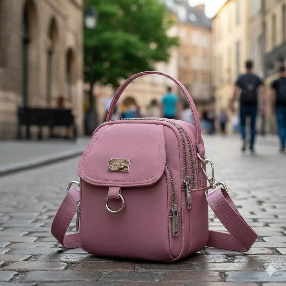 Women's Lightweight Water-Resistant Sling Bag, Fashion Crossbody Bags - Versatile Crossbody Purse for Travel, Casual Outings, Durable Organizer with Adjustable Strap, Smooth Zipper, and Anti-Theft Design