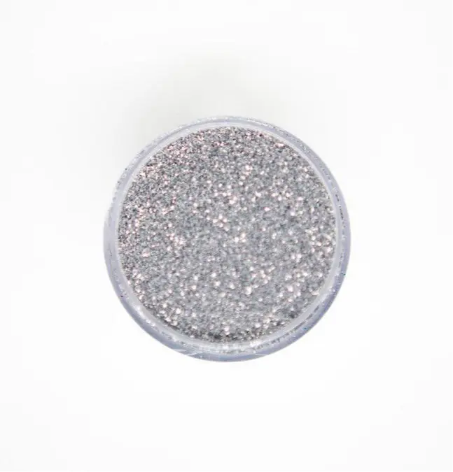 BIODEGRADABLE - The Metallics - Silver Steel - Glitter BIODEGRADABLE - The Metallics - Silver Steel - Glitter