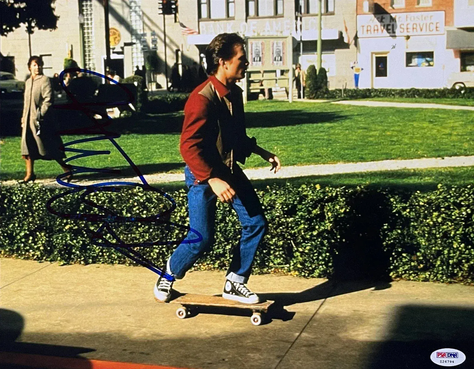 Michael J Fox Authentic Autographed 11x14 Photo