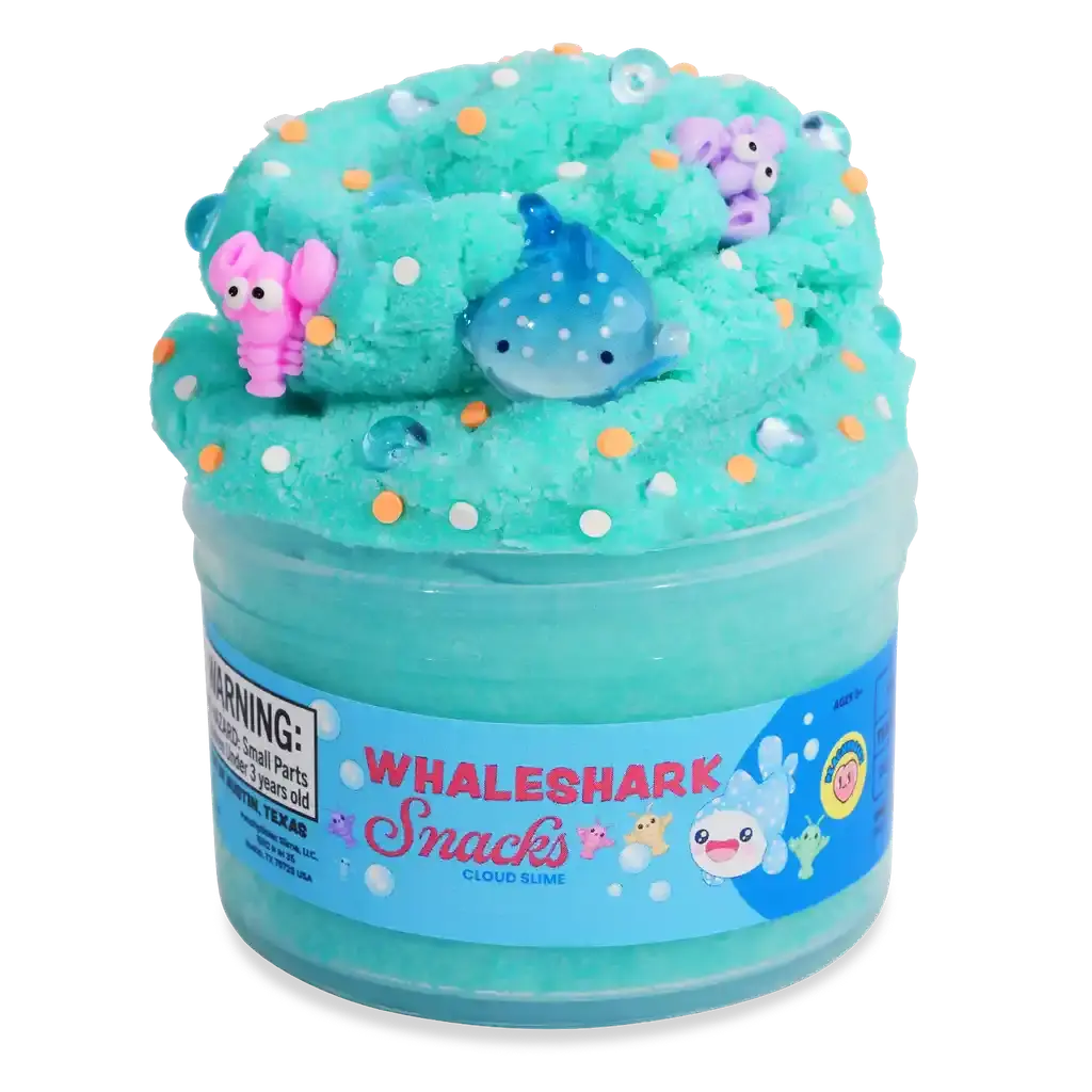Peachybbies Slime | Whale Shark Snacks Cloud Slime