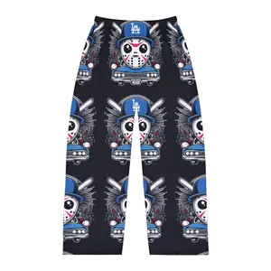 Jason Mask LA Hat Pajama Pants — Men's Printed Lounge Sleepwear