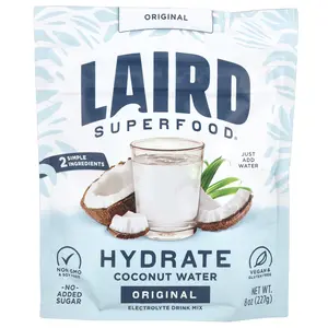 Laird Superfood Hydrate, Coconut Water, Original, 8 oz (227 g)