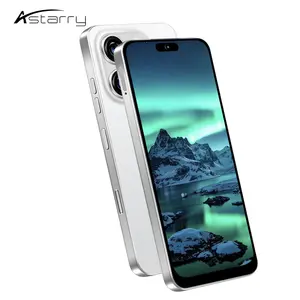 Astarry- Smartphone 16 Pro Max 4GB+64GB ROM Android 10.0 version 6.93 inch large screen battery 4100mA 8-core processor fingerprint unlocking mobile phone is suitable for home and office dual card dual standby face unlocking.