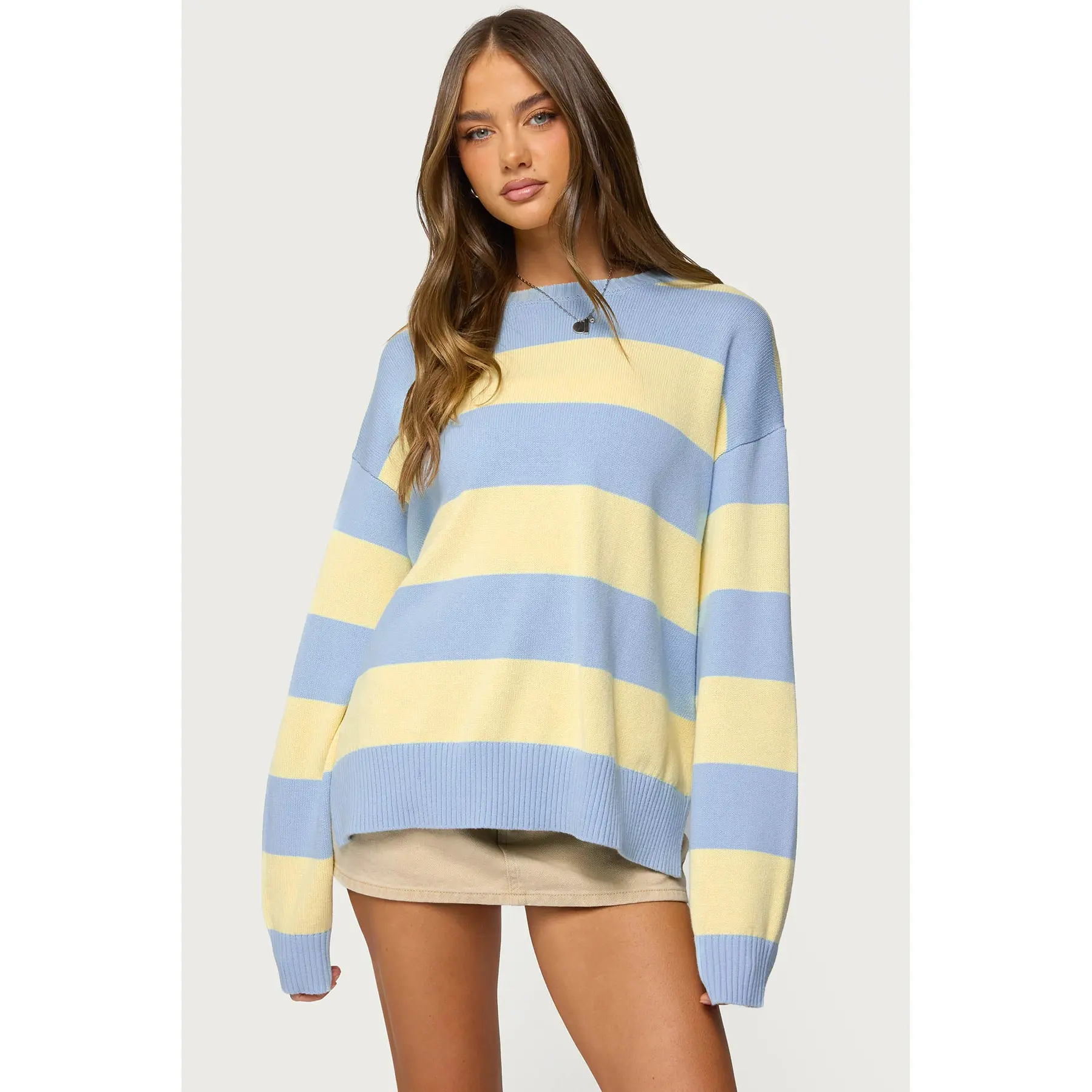 Riley Oversized Striped Sweater Riley Oversized Striped Sweater