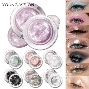A brilliant gel eyeshadow, 7 colors to choose from, fine and glossy liquid eyeshadow, long-lasting and non-smudging pearlescent eyeshadow cream, creative makeup for party and stage, and a beauty gift for a girlish heart