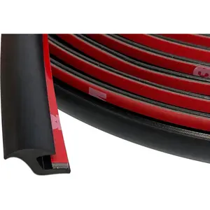 Flare Trim 33Feet, EPDM Rubber Seal For Car,Truck Wheel Wells, Trim With Automotive Grade Tape, Black