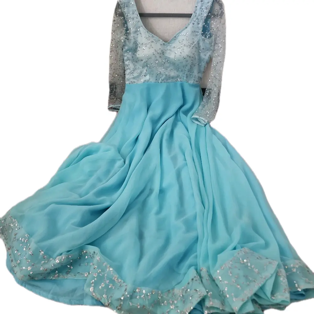 sachin and babi light blue dress Backless Dresses